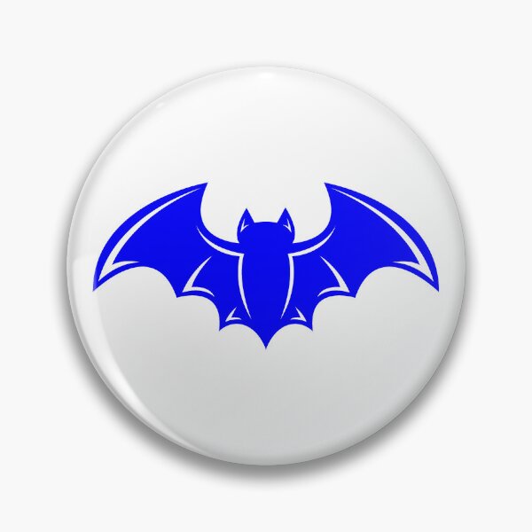 Item preview, Blue Halloween Bat Silhouette Design designed and sold by pattern-archive.