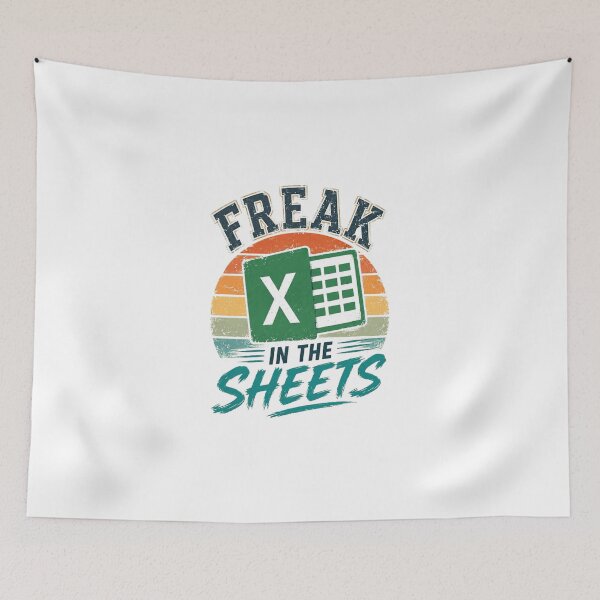 Item preview, Freak In The Sheets Excel Spreadsheet Data Analyst Accountant designed and sold by SkeletonsDanger.