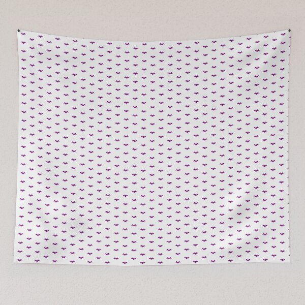 Item preview, Purple Halloween Bat Silhouette Design designed and sold by pattern-archive.