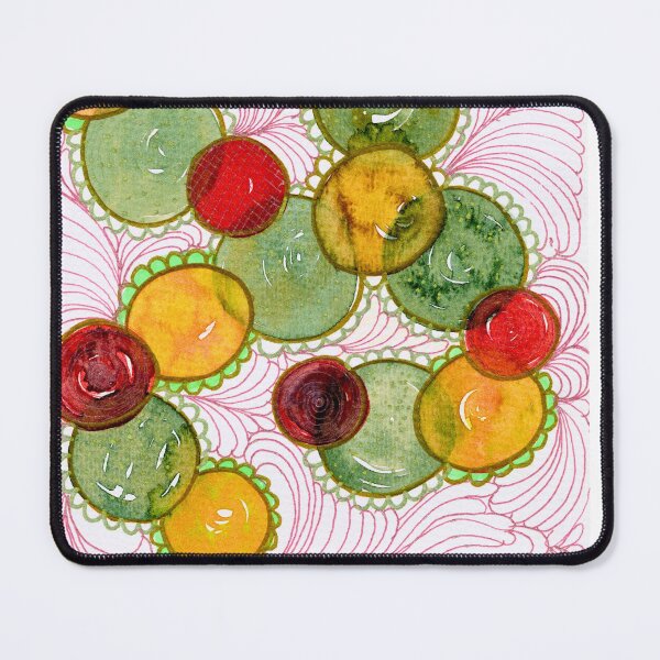 Item preview, Colourful Watercolour Circles: Organic Abstract Pattern designed and sold by ArithraStudio.