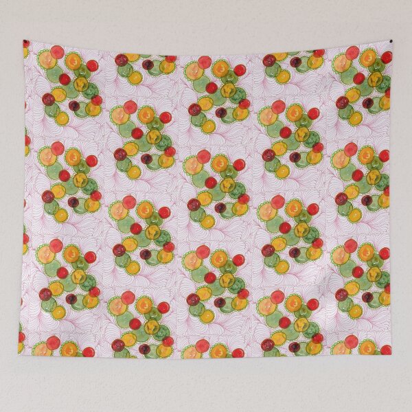 Item preview, Colourful Watercolour Circles: Organic Abstract Pattern designed and sold by ArithraStudio.