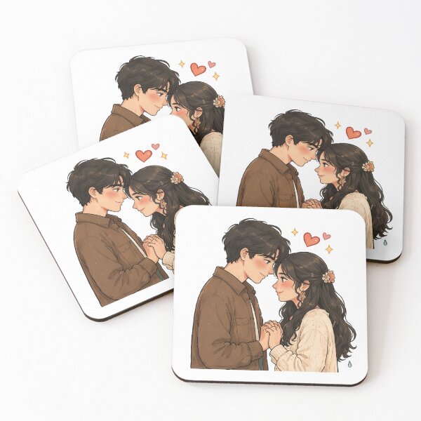 Item preview, Romantic Couple Love Sticker designed and sold by Charul2dartist.