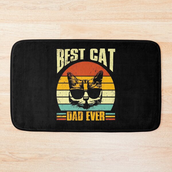 Item preview, Best Cat Dad Ever Retro Sunset Cat Graphic designed and sold by OlyvieArt.