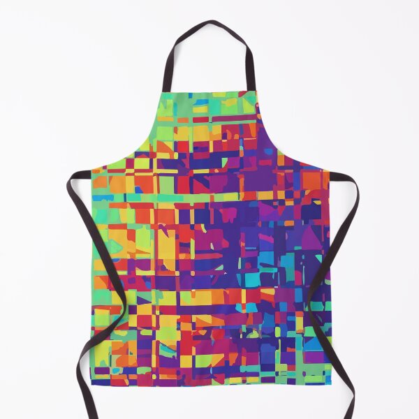 Item preview, Adversarial Blue Rainbow Pixel Glitch | AI Data Noise Art Pattern designed and sold by Uglyandcute.