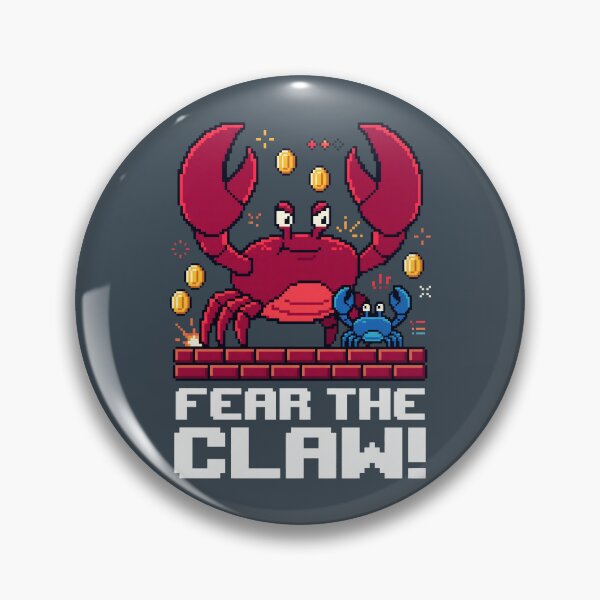Artikelvorschau, Pixel-Art-Gaming – Fear The Claw Retro-Gamer-Geschenk entworfen und verkauft von SplashTastic.
