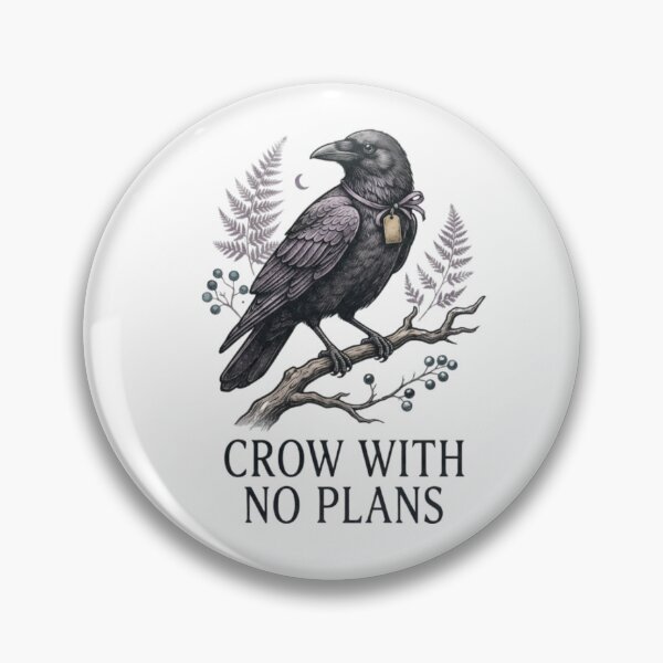 Item preview, Crow With No Plans Vintage Gothic Raven Streetwear designed and sold by happyshirt27.