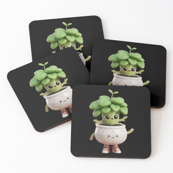 Item preview, Cute 3D Kawaii Potted Plant Mascot designed and sold by Tinydoodlenest .