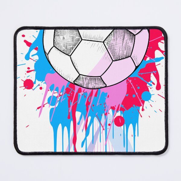 Item preview, Soccer Ball Paint Splatter Colorful Sketch Sports Design designed and sold by chaaval.