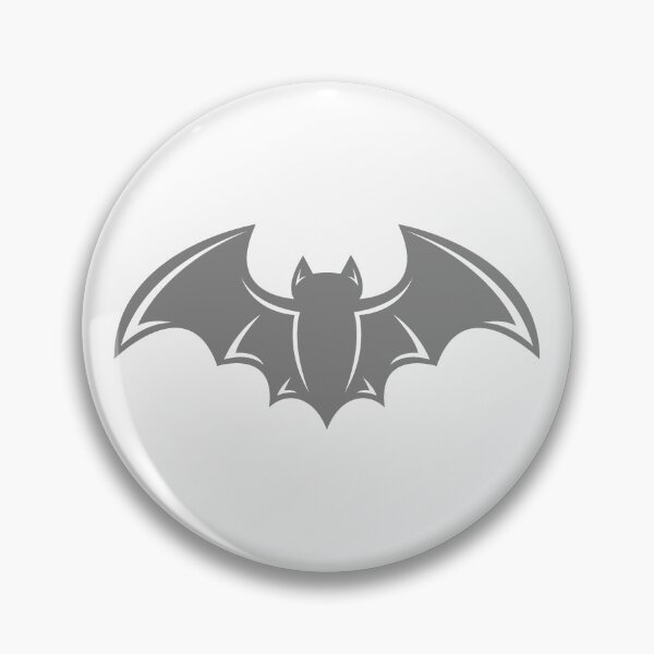 Item preview, Gray Halloween Bat Silhouette Design designed and sold by pattern-archive.