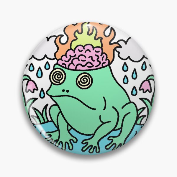 Item preview, I've Never Known Inner Peace Frog Brain On Fire designed and sold by JossDesign15.