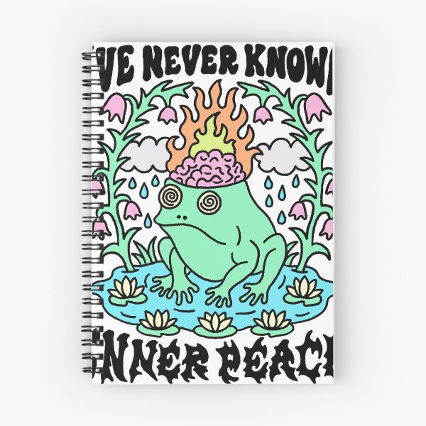 Item preview, I've Never Known Inner Peace Frog Brain On Fire designed and sold by JossDesign15.