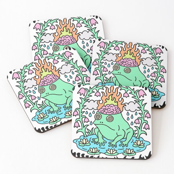 Item preview, I've Never Known Inner Peace Frog Brain On Fire designed and sold by JossDesign15.