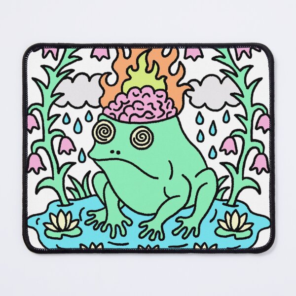 Item preview, I've Never Known Inner Peace Frog Brain On Fire designed and sold by JossDesign15.