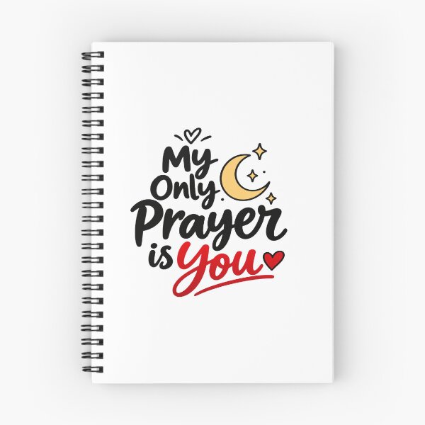 Item preview, My Only Prayer Is You – Romantic Love Quote Design designed and sold by Lovestickerco.