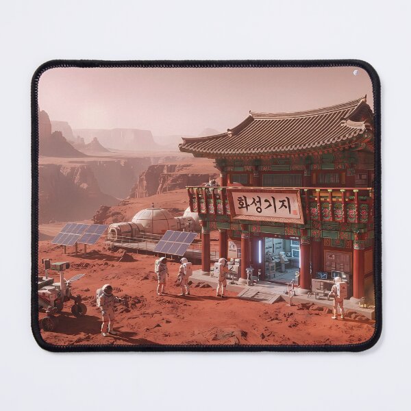 Item preview, Cosmic Dancheong: The Korean Mars Outpost on the Red Planet designed and sold by SOOstudio73.
