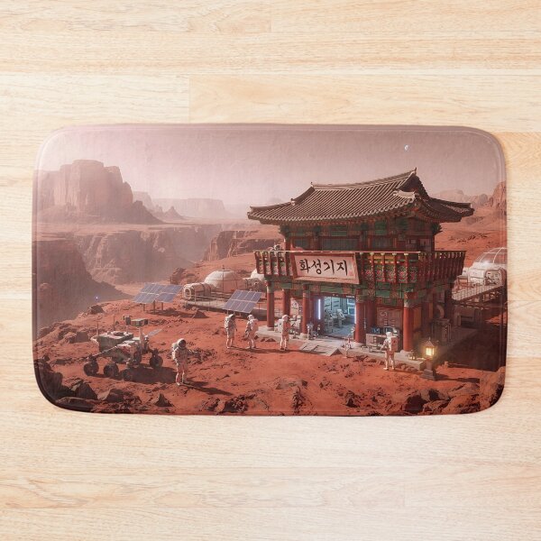 Item preview, Cosmic Dancheong: The Korean Mars Outpost on the Red Planet designed and sold by SOOstudio73.