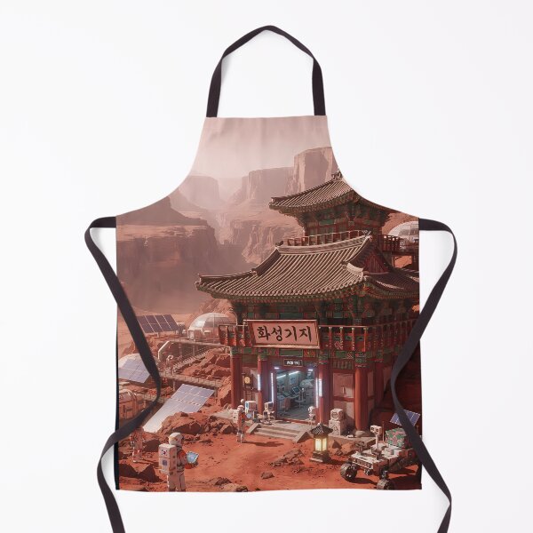 Item preview, Cosmic Dancheong: The Korean Mars Outpost on the Red Planet designed and sold by SOOstudio73.