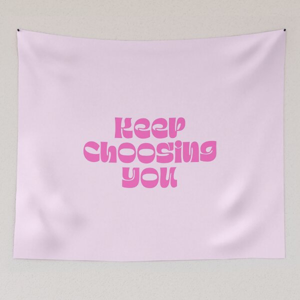 Item preview, Keep Choosing You Pink Self Love Quote designed and sold by jianina-alondra.