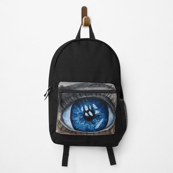 Item preview, Hyper Realistic Blue Oil Painting Eye - Detailed Human Eye Art Print designed and sold by MAISON SYLVIE.