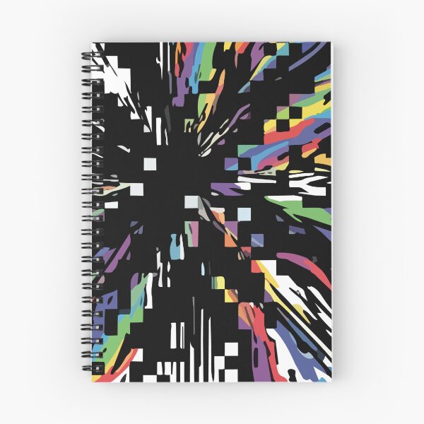 Item preview, Adversarial Rainbow Data Explosion | Black Background Glitch Art designed and sold by Uglyandcute.