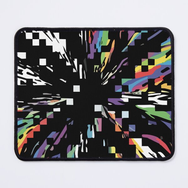 Item preview, Adversarial Rainbow Data Explosion | Black Background Glitch Art designed and sold by Uglyandcute.