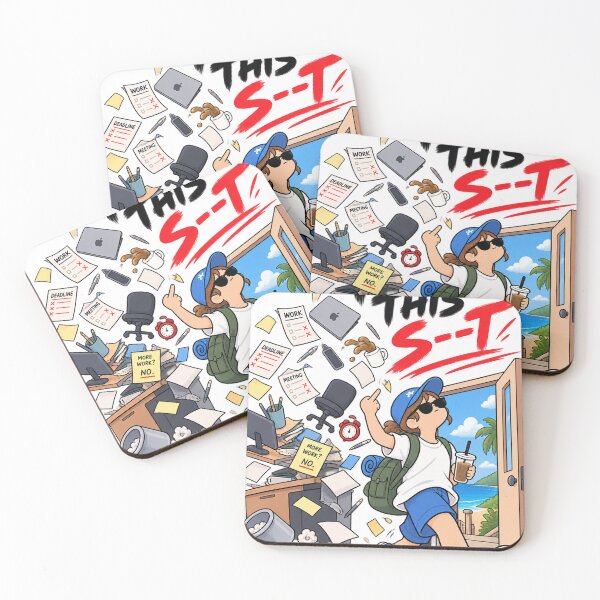 Item preview, F--K This S--T | Funny Work Humor designed and sold by zenarty design.