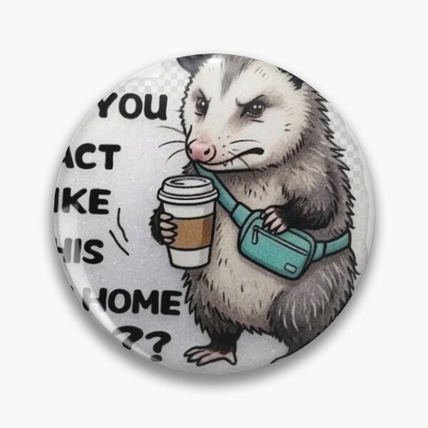 Item preview, Angry Opossum Coffee Do You Act Like This At Home Too designed and sold by JossDesign15.