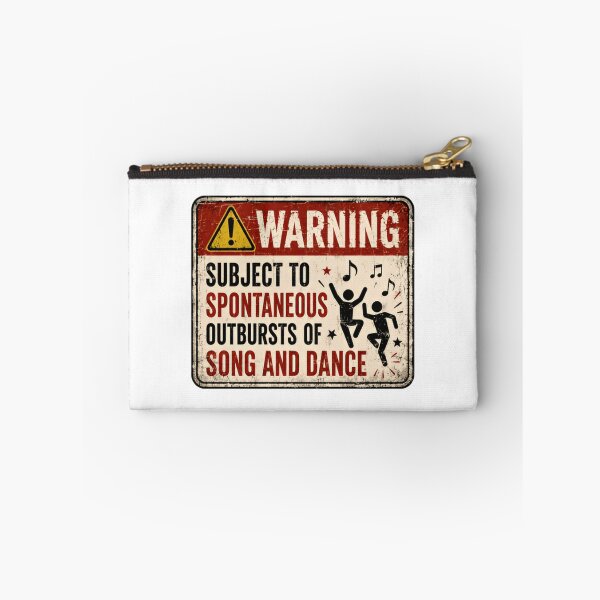 Item preview, Warning Subject To Spontaneous Outbursts Of Song And Dance Music Humor Dancer Singer Performer designed and sold by SkeletonsDanger.