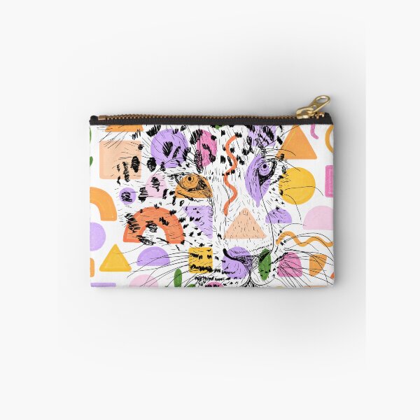 Item preview, Colorful Wild Cat - Abstract Animal art  designed and sold by Medya-Tivation.