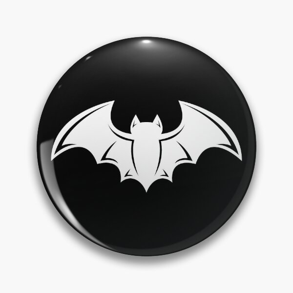 Item preview, White Halloween Bat Silhouette Design designed and sold by pattern-archive.