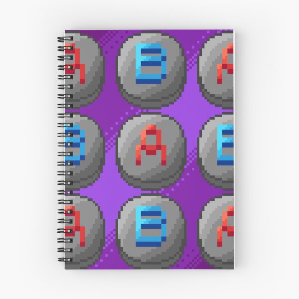 Item preview, A & B buttons pixelart pattern(version with background colour) designed and sold by CyberphnxArtz.