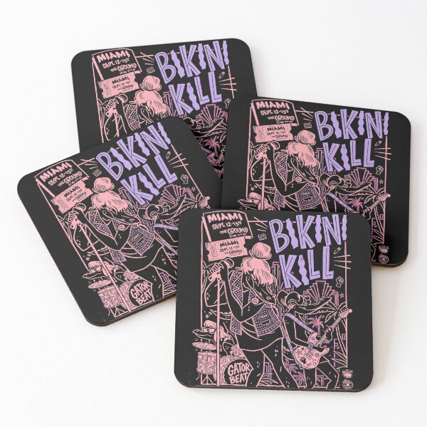 Item preview, Punk Rock Alligator Band - Pastel Miami Grunge Poster designed and sold by danieljelo.