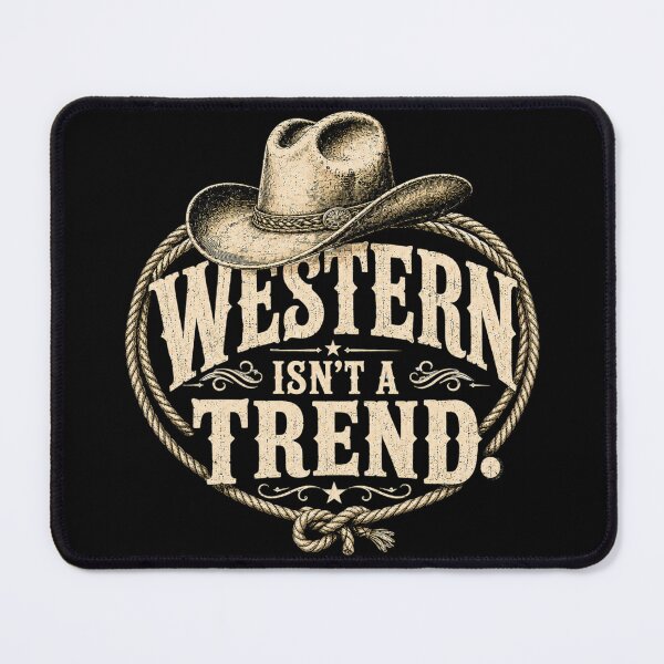 Item preview, Western Isn’t A Trend Cowboy Hat Lasso Graphic for Dark Products designed and sold by Anyshca.