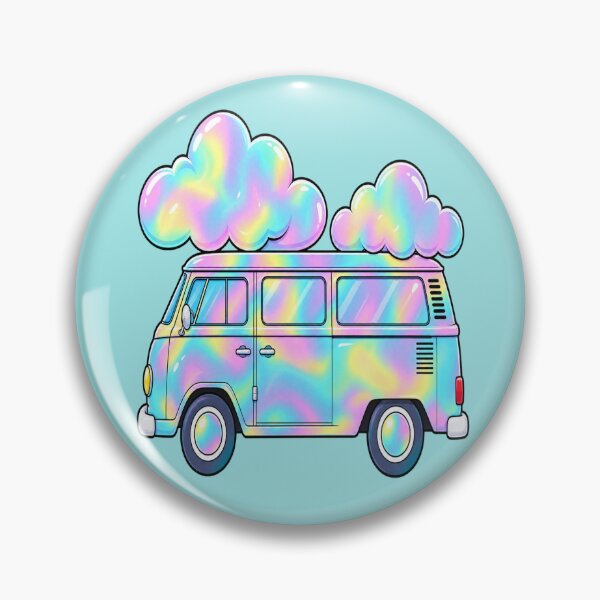 Item preview, Holographic Retro Camper Van designed and sold by Hari Arts.