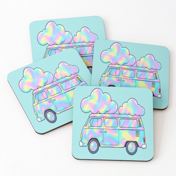 Item preview, Holographic Retro Camper Van designed and sold by Hari Arts.