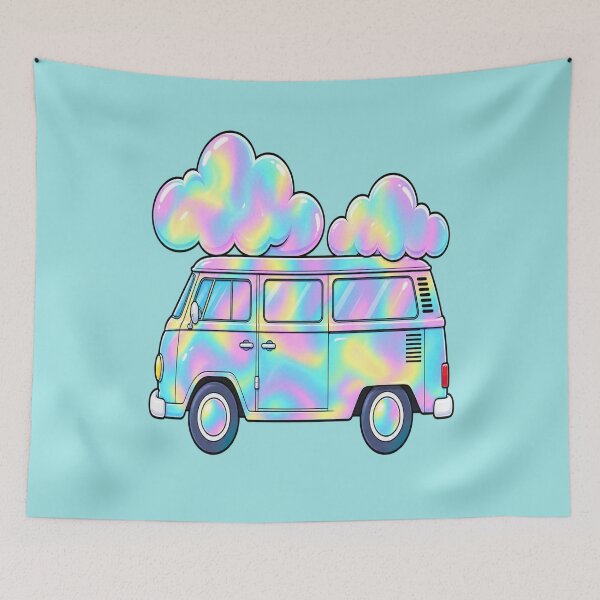 Item preview, Holographic Retro Camper Van designed and sold by Hari Arts.