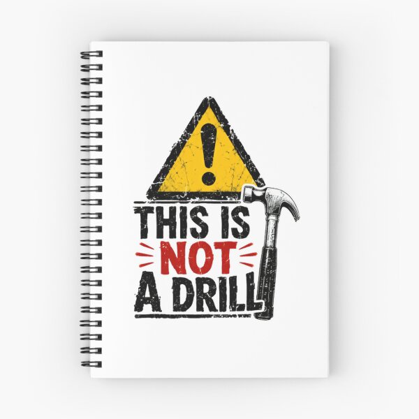 Item preview, This Is Not A Drill Handyman Construction Worker Pun Humor designed and sold by SkeletonsDanger.