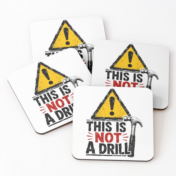 Item preview, This Is Not A Drill Handyman Construction Worker Pun Humor designed and sold by SkeletonsDanger.
