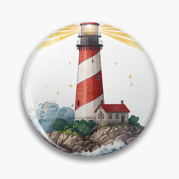 Item preview, Lighthouse Through the Storm designed and sold by catcurio.