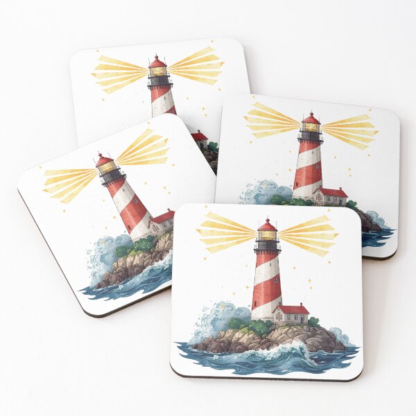 Item preview, Lighthouse Through the Storm designed and sold by catcurio.