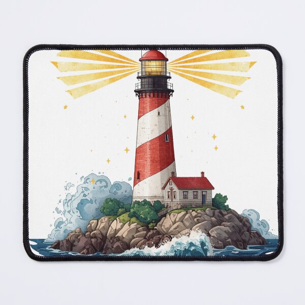 Item preview, Lighthouse Through the Storm designed and sold by catcurio.