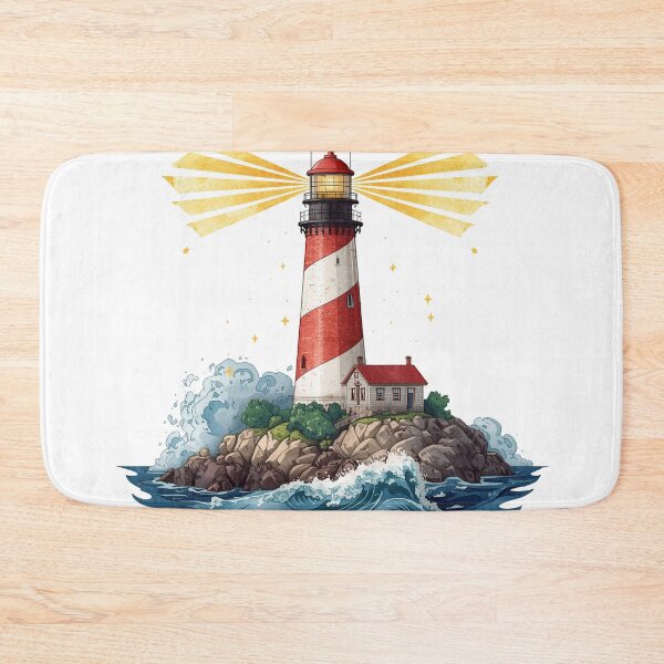 Item preview, Lighthouse Through the Storm designed and sold by catcurio.