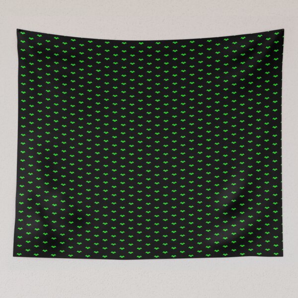 Item preview, Lime Halloween Bat Silhouette Design designed and sold by pattern-archive.