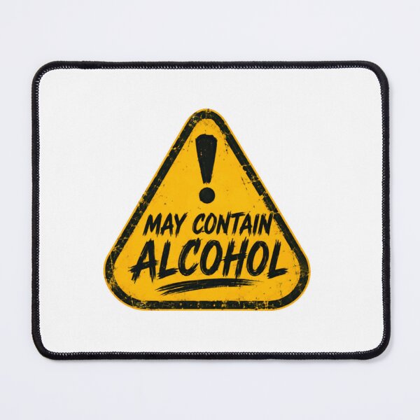 Item preview, May Contain Alcohol Funny Drinking Party Adult Humor designed and sold by SkeletonsDanger.