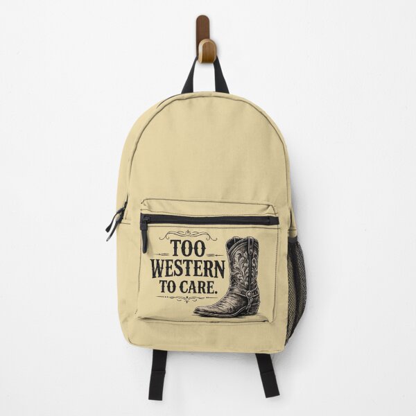 Item preview, Too Western To Care Vintage Cowboy Boot Graphic for Light Apparel designed and sold by Anyshca.