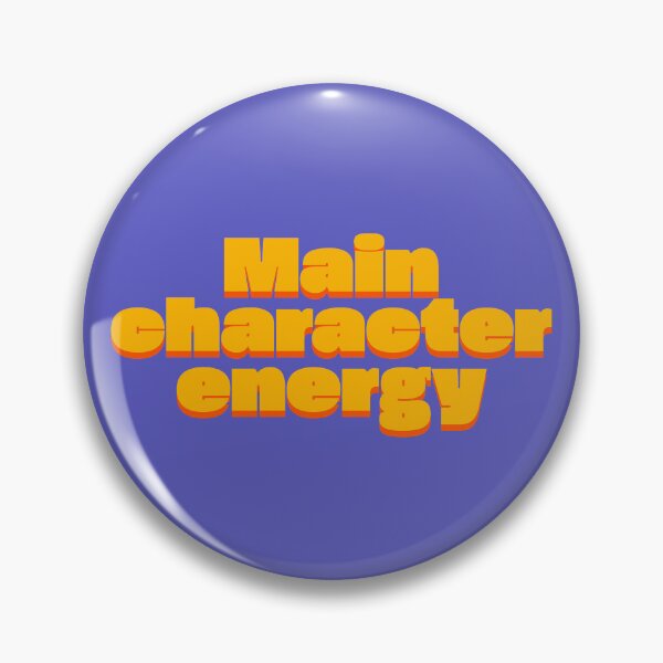 Item preview, Main Character Energy Aesthetic Retro Quote designed and sold by jianina-alondra.