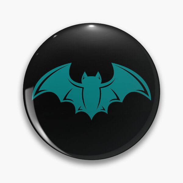 Item preview, Teal Halloween Bat Silhouette Design designed and sold by pattern-archive.