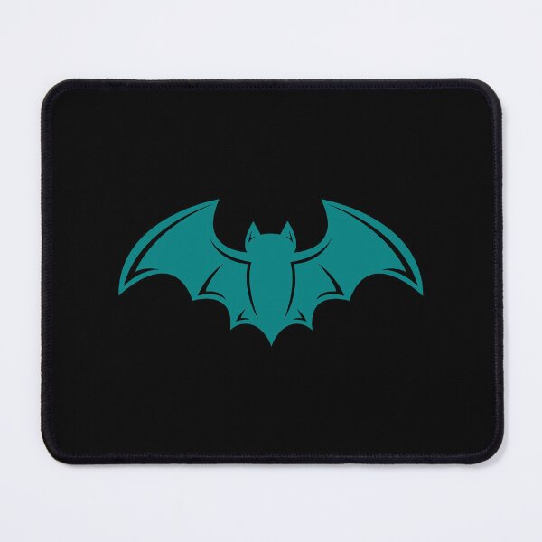 Item preview, Teal Halloween Bat Silhouette Design designed and sold by pattern-archive.