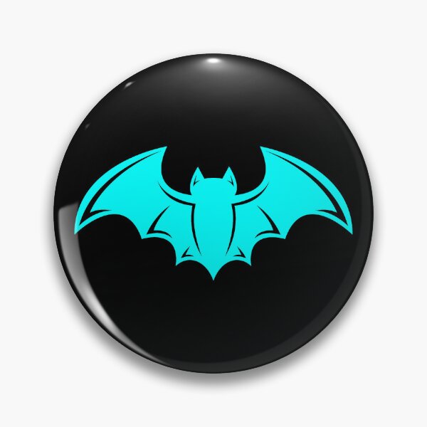 Item preview, Cyan Halloween Bat Silhouette Design designed and sold by pattern-archive.