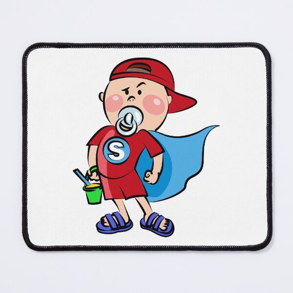 Item preview, Cute Little Superhero Boy designed and sold by Ekaterina Biserova.